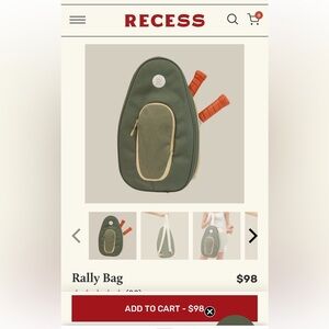 Recess pickleball paddle bag.
